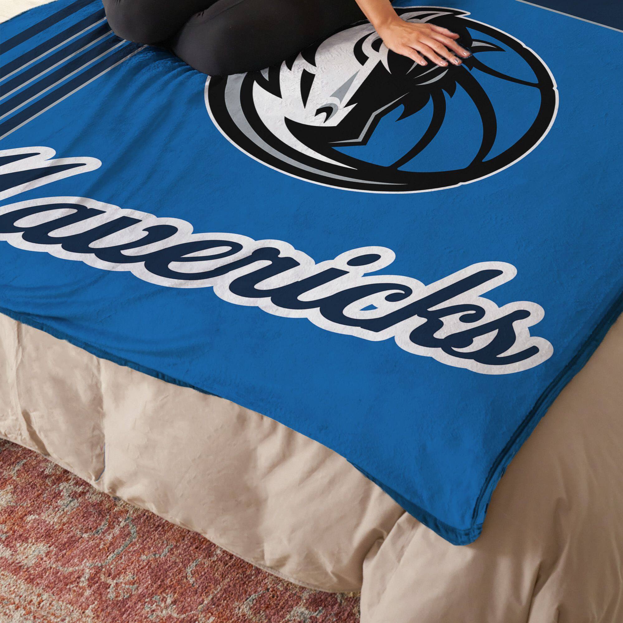 Back. Sweet Home Collection - NBA Dallas Mavericks 46" x 60" Raschel Throw Blanket - Blue.