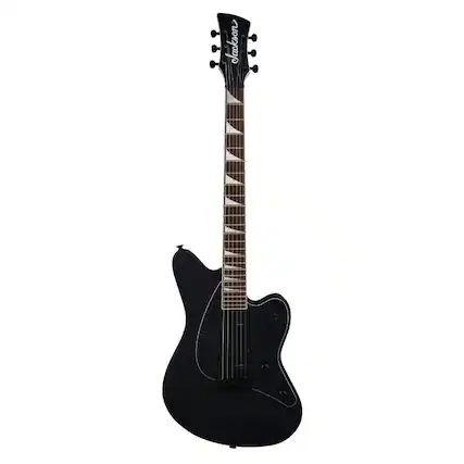 Front. Jackson - Jackson X Series SURFCASTER OC HT6, Laurel Fingerboard, Satin Black.