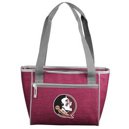 Logo Brands - Florida State Seminoles Crosshatch 16-Can Cooler Tote - Multicolor