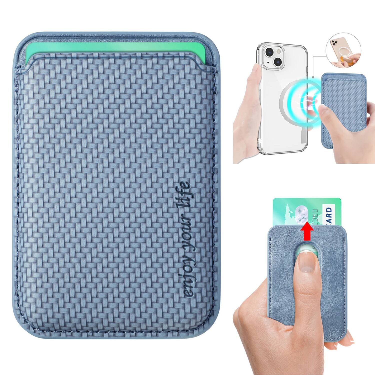 The text on the image reads:

"life is more than a card"