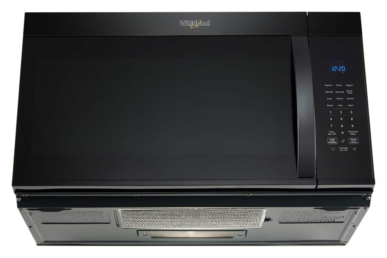 Whirlpool 12:20
Popcorn
Potato
Vegetables
Cut Meat
Reheating
Dinner Plate
Cook
Reheat
Defrost
Soften
Melt
Warm
1
2
3
4
5
6
7
8
9
0
Cook Time
Power
+30 sec
STOP
CANCEL
START
Turntable
On/Off