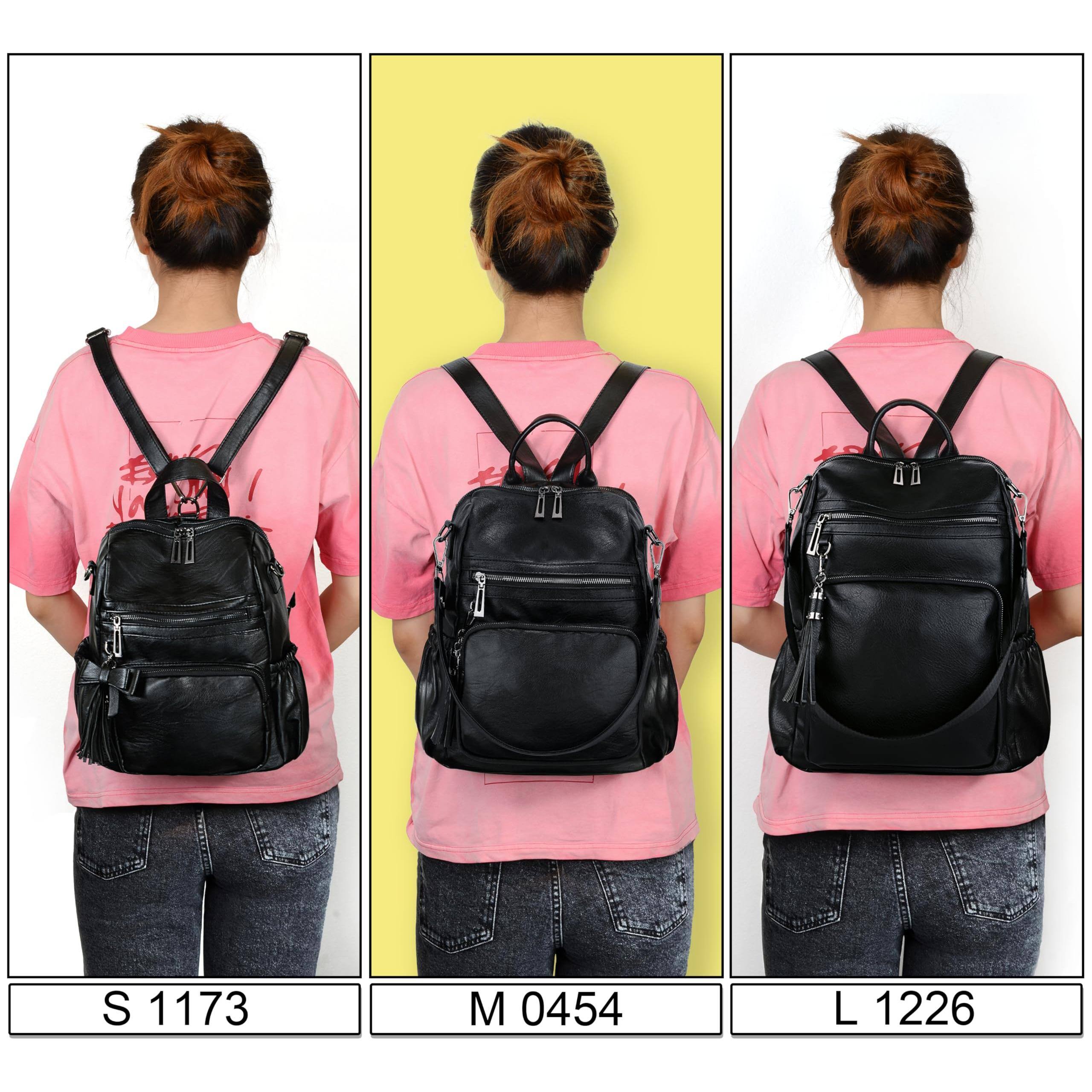 Pacoar Cade Women Backpack Purse Leather Vegan Ladies Fashion Designer ...