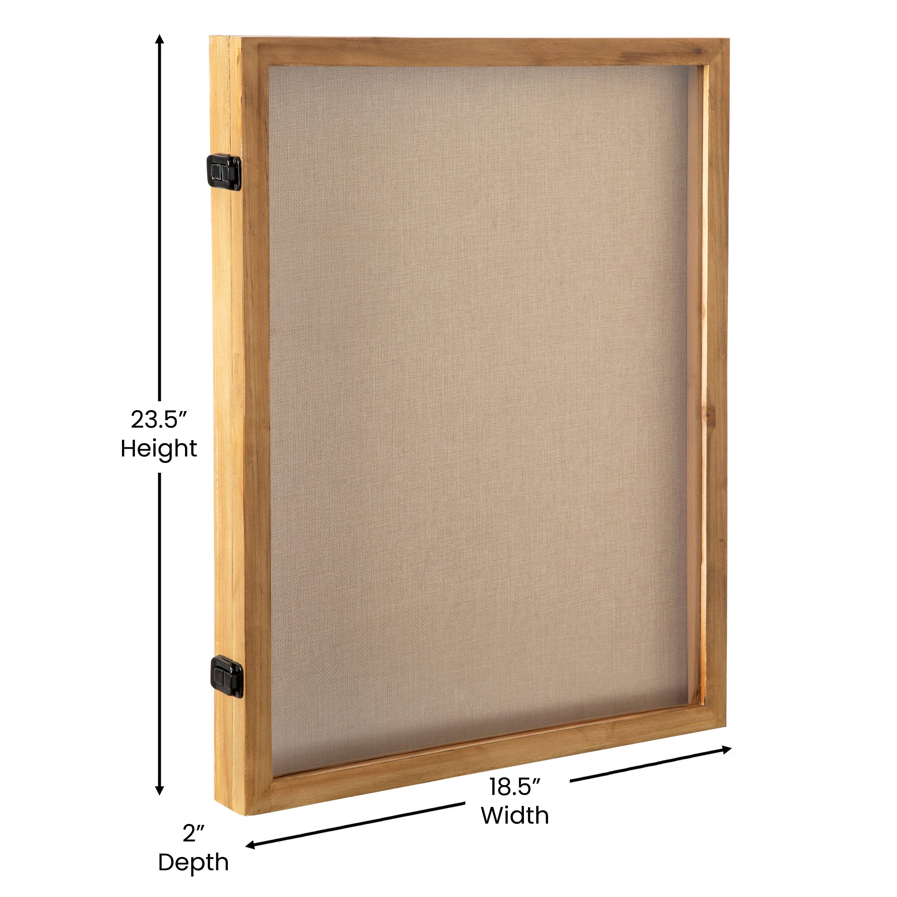 0U 23.5" Height 2" Depth 18.5" Width