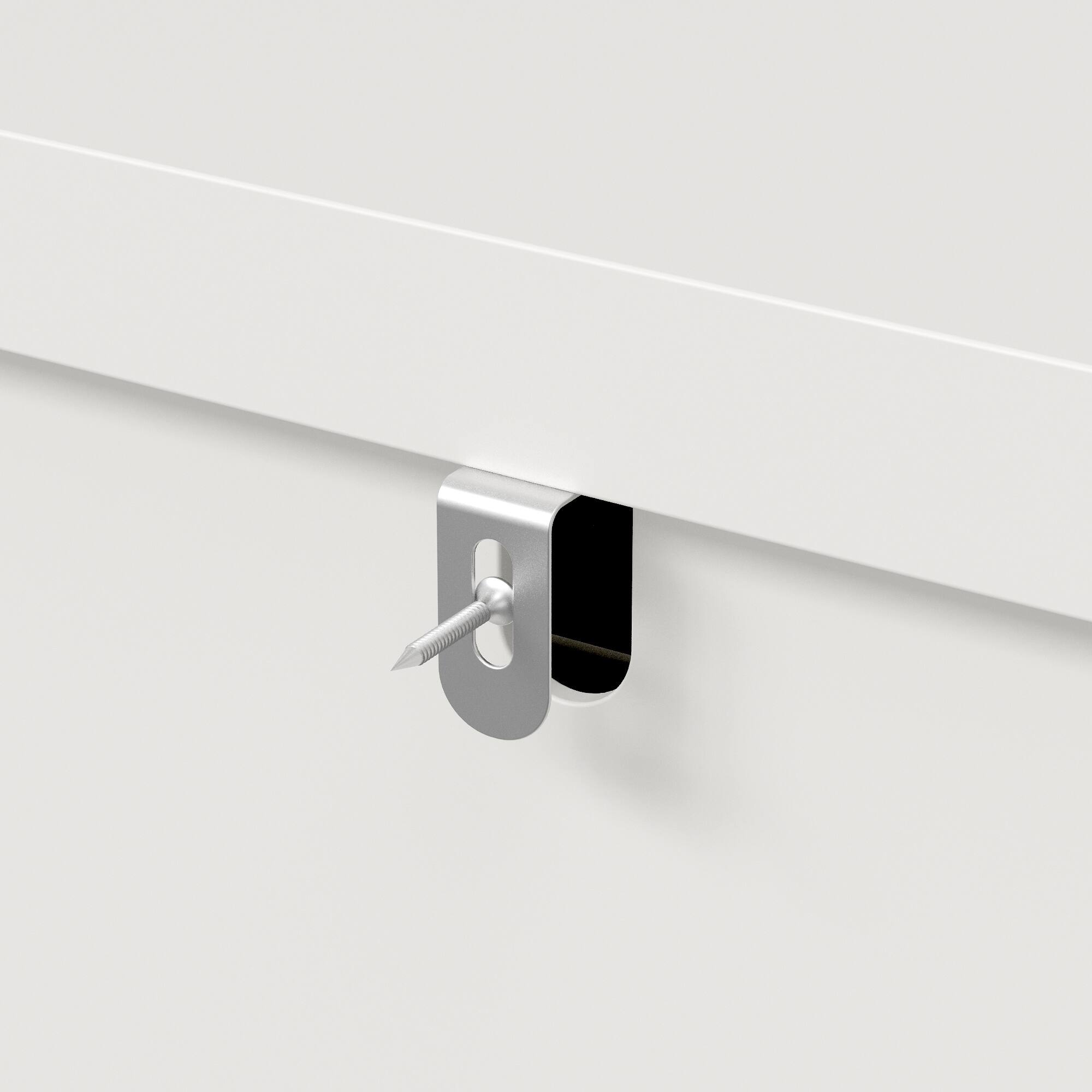 Alt View 9. Famapy - 6-drawer dresser, bedroom dresser, wide chest of drawers, storage dresser, European-style furniture, quiet-glide slides - White.