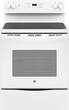 GE - 5.0 Cu. Ft. Freestanding Electric Range - White - Larger Front