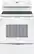 Front. GE - 5.3 Cu. Ft. Freestanding Electric Range with Power Boil and Ceramic Glass Cooktop - White.