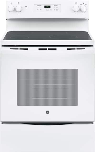 White ge electric stove deals