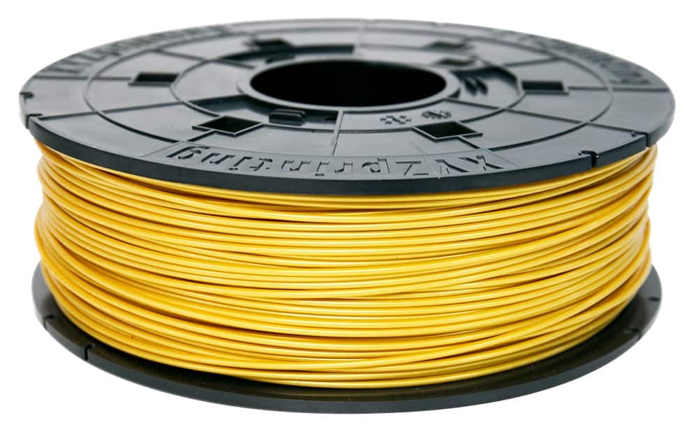 Front. XYZ Printing - 1.75mm ABS Filament for Select XYZ Printing da Vinci 3D Printers - Gold.