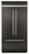Front Zoom. KitchenAid - 24.2 Cu. Ft. French Door Built-In Refrigerator - Black Stainless Steel.