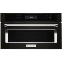 KitchenAid - 1.4 Cu. Ft. Built-In Microwave - Black Stainless Steel - Front_Zoom
