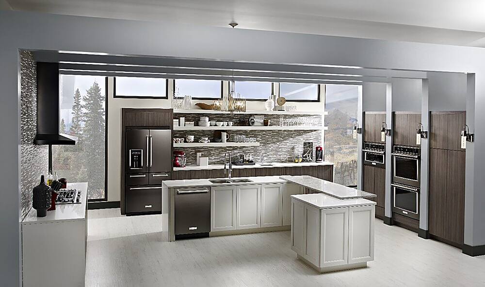 Alt View 17. KitchenAid - 1.4 Cu. Ft. Built-In Microwave - Black Stainless Steel.