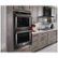 Alt View Zoom 16. KitchenAid - 30" Built-In Double Electric Convection Wall Oven - Black stainless steel.