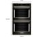 Alt View 20. KitchenAid - 30" Built-In Double Electric Convection Wall Oven - Black Stainless Steel.