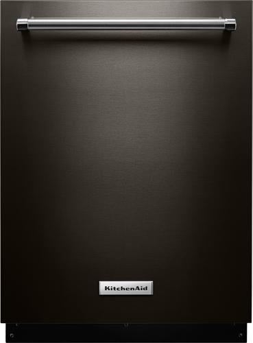 KitchenAid - 24 Top Control Tall Tub Built-In Dishwasher with Stainless Steel Tub - Black stainless steel was $1349.99 now $877.99 (35.0% off)