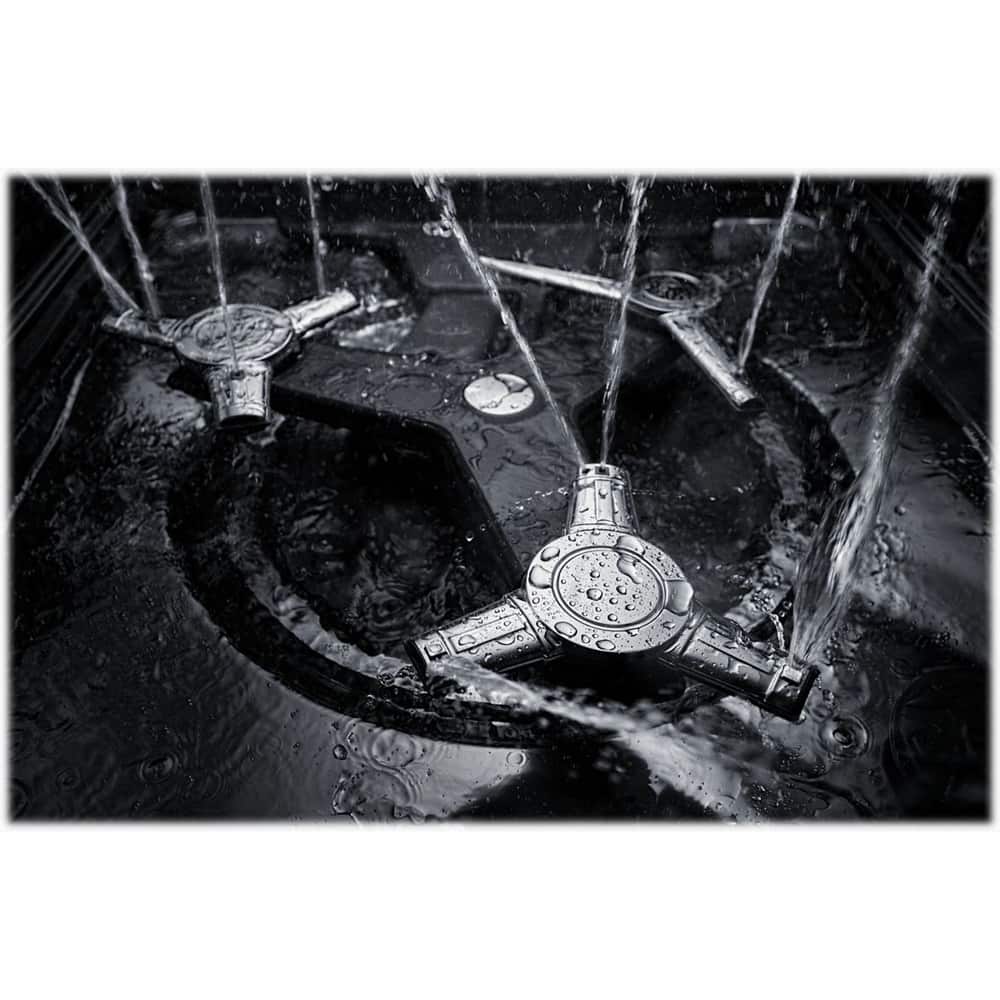 Alt View 11. KitchenAid - 24" Top Control Tall Tub Built-In Dishwasher with Stainless Steel Tub.