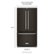 Alt View 11. KitchenAid - 21.9 Cu. Ft. French Door Counter-Depth Refrigerator - Black Stainless Steel.