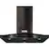 Front. KitchenAid - 36" Convertible Range Hood - Black stainless steel.