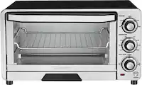 Cuisinart - Custom Classic Toaster Oven Broiler 0.5 cu. ft - Stainless Steel - Front_Zoom