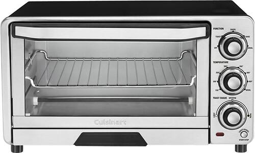Alt View 11. Cuisinart - Custom Classic Toaster Oven Broiler - Stainless-Steel.
