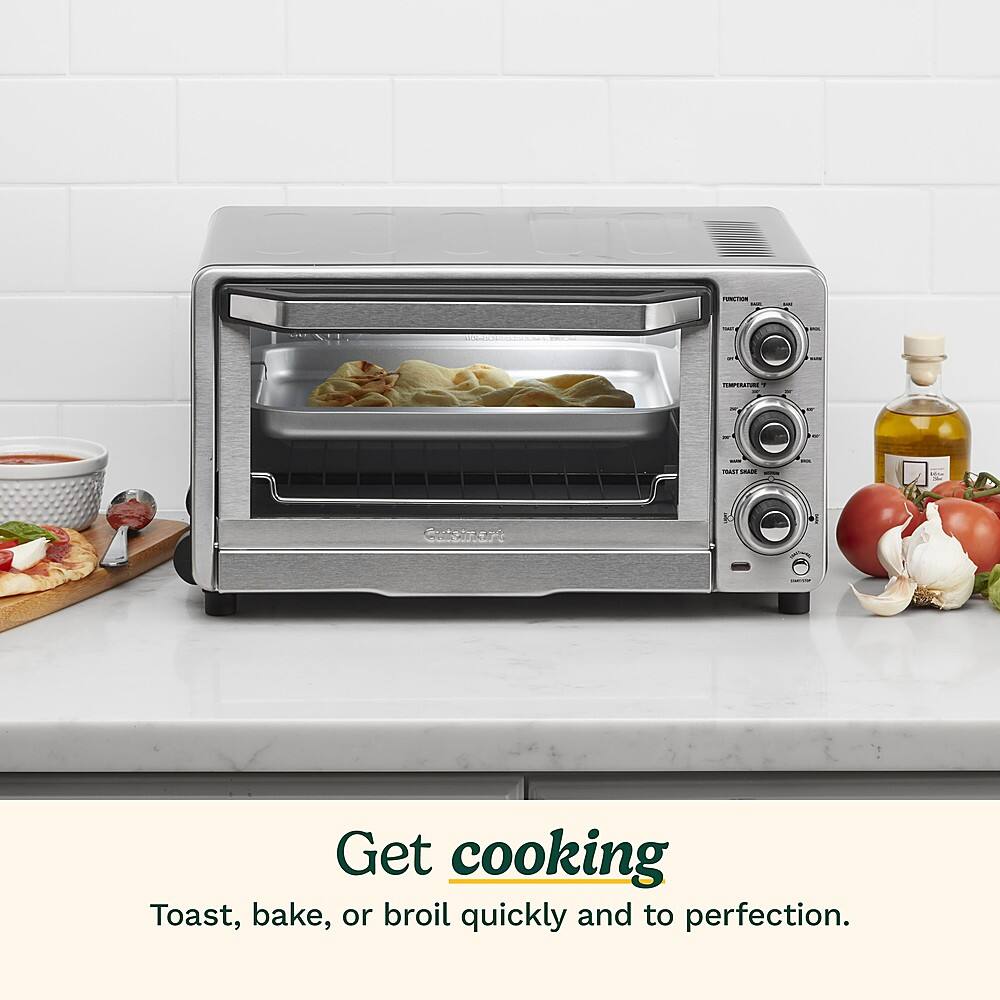 Cuisinart Custom Classic Toaster Oven Broiler Stainless Steel TOB-40 ...