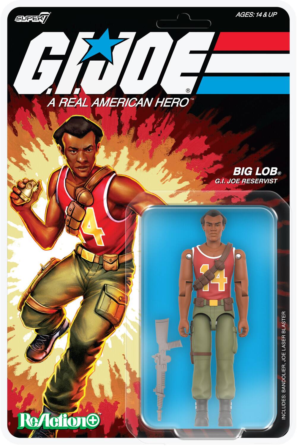 Super7 - G.I. Joe - ReAction+ Wv5 - Big Lob Movie - COLLECTIBLES - Multicolor