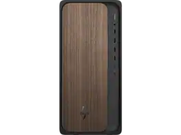 HP - OmniDesk Desktop Intel Core Ultra 7, 16 GB;2 TB SSD Windows 11 Home - Dark wood, jack black chassis