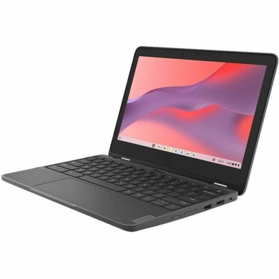 Alt View 5. Lenovo - Lenovo 300e Yoga Chromebook Gen 4 82W2002GUS 11.6" Touchscreen Convertible 2 in 1 Chromebook - HD - Octa-core (ARM Corte - Graphite Gray.