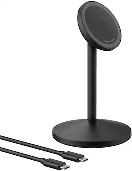 Anker - MagGo Wireless Charger (Single Stand) - Black