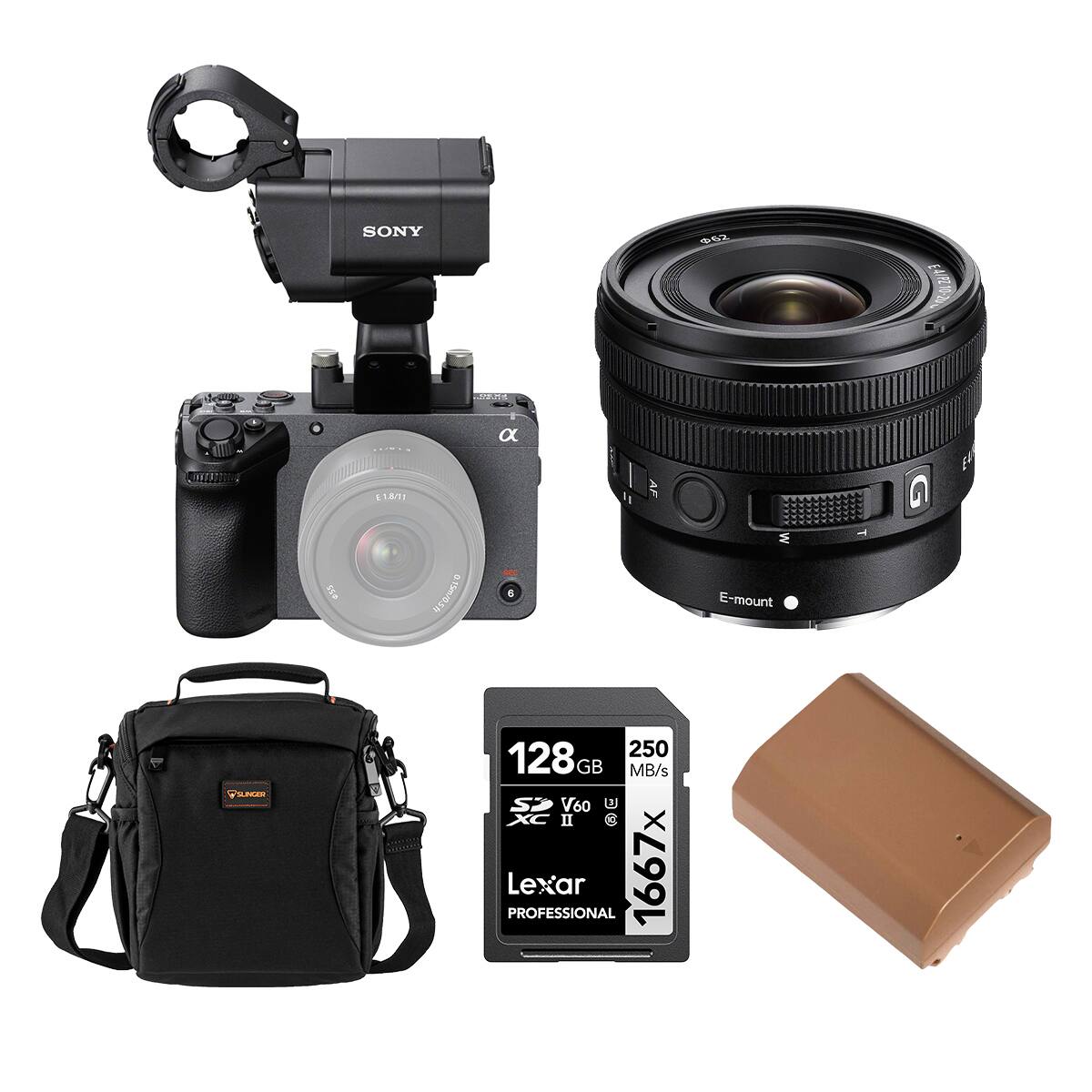 SONY  
62  
E4/PZ PZ 10-20  
I  
1 a  
EA  
E1.8/11  
il  
22  
0.15m/0.5ft  
6  
M E-mount  
SUNGER  
250 128GB GB MB/s SD V60 U XC II @ PROFESSIONAL Lexar 1667x