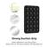 VELVET CAVIAR
Strong Suction Grip
Easily adheres to any flat surface.
Glass, Mirrors, Windows, Marble, Whiteboards etc.