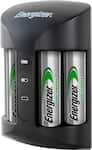 Energizer - Rechargeable AA and AAA Battery Charger (Recharge Pro) with 4 AA NiMH Rechargeable Batteries