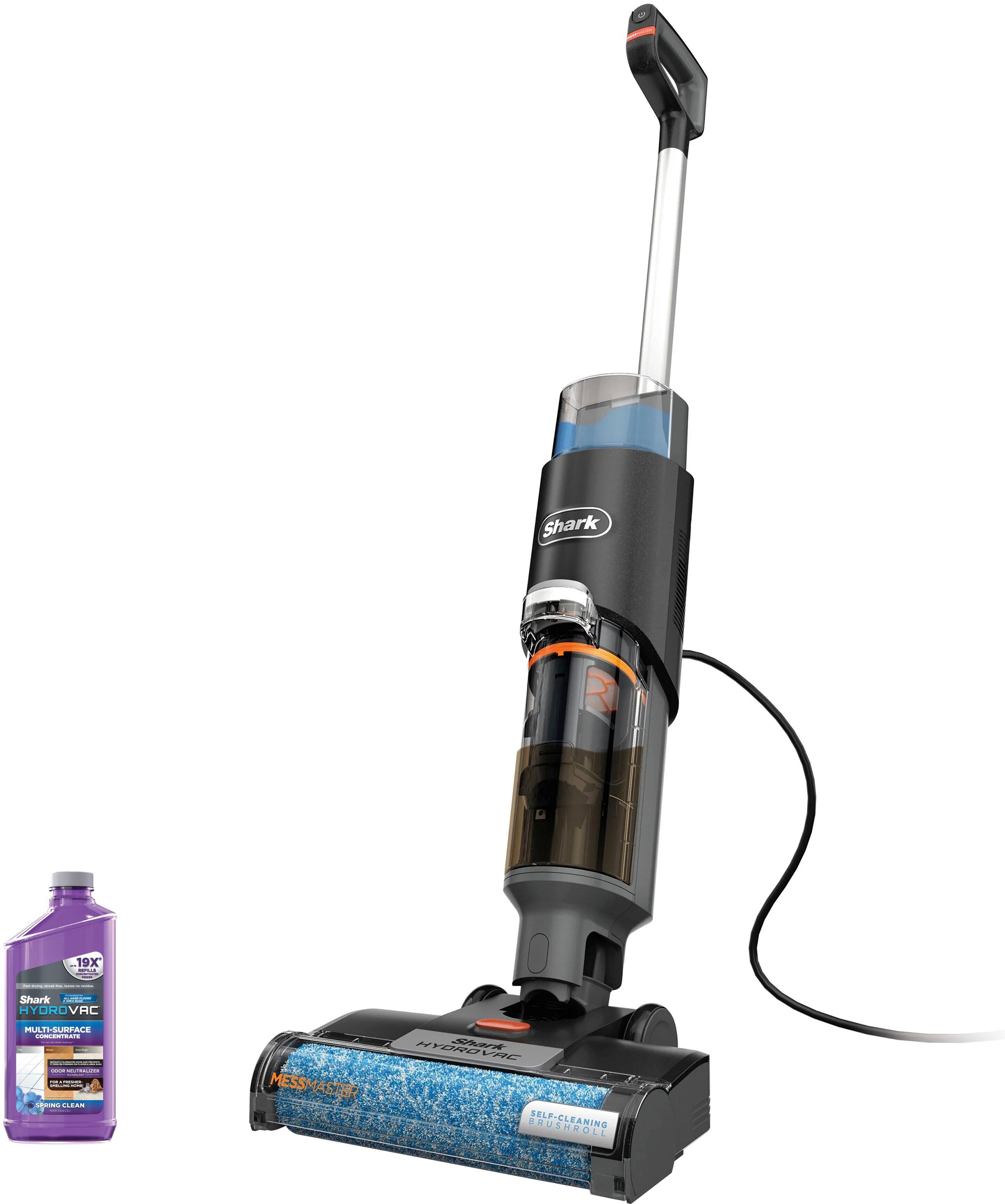 Shark 19X Multi-Surface Cleaner: The Shark 19X is a versatile, multi-surface cleaner that can be used on various surfaces, including carpets, hard floors, and upholstery. It features a powerful motor and a detachable handheld vacuum for added convenience. The Shark HydroVac is a self-cleaning vacuum that uses water to remove dirt and debris from carpets and hard floors. The MessMaster attachment allows for easy cleaning of messes and spills.