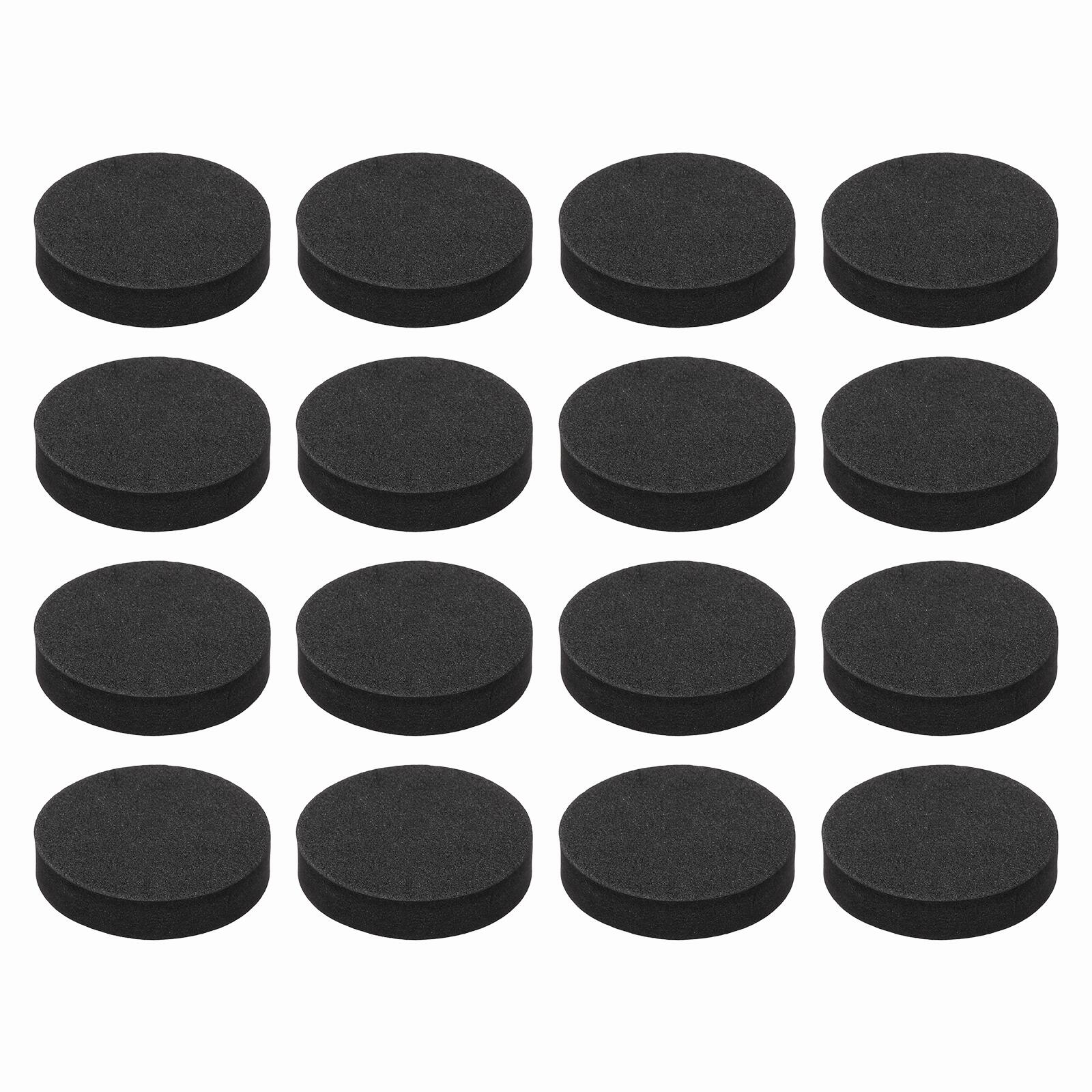 Unique Bargains - Single Sided Speaker Isolation Pads 35x8mm Round EVA Acoustic Foam Anti-Vibration Feet for Speaker Subwoofer, 16pcs - Black price history on PriceWatchPro