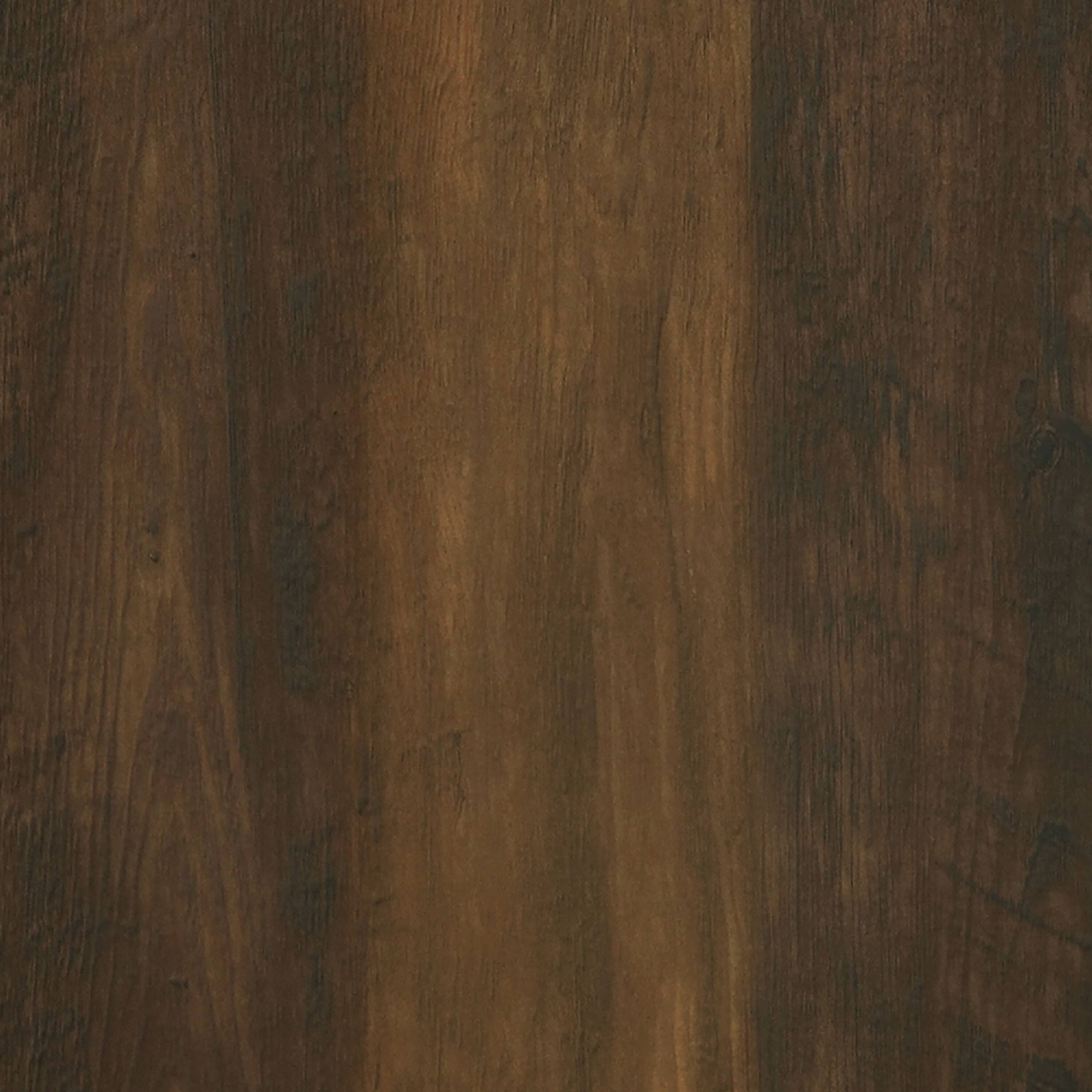 Alt View 5. Manhattan Lane - Darla Square Side-End Table, Block Style Base, Wood 24 Inch - Dark Pine Brown.