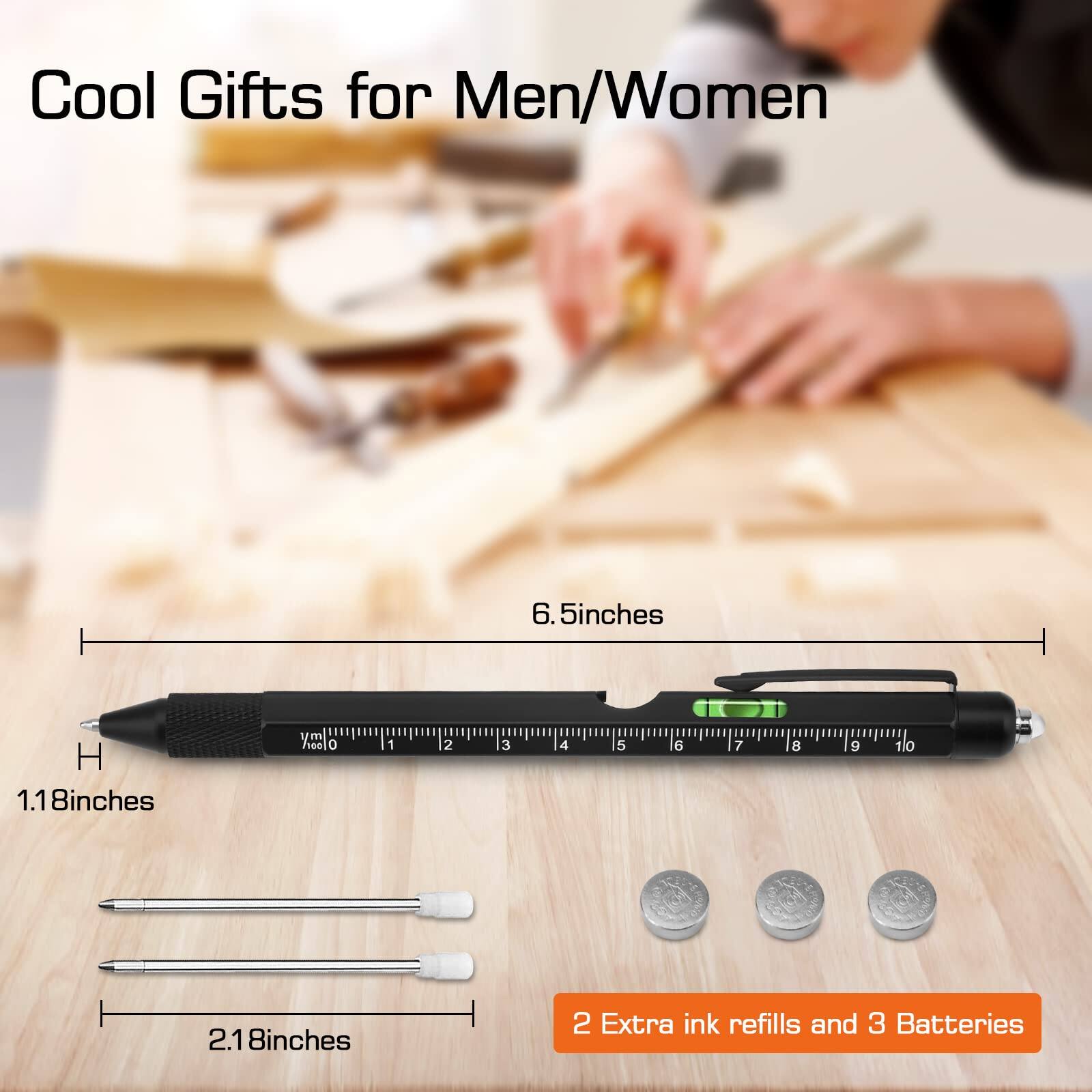 Cool Gifts for Men/Women

6.5 inches

1.18 inches

2.18 inches

2 Extra ink refills and 3 Batteries