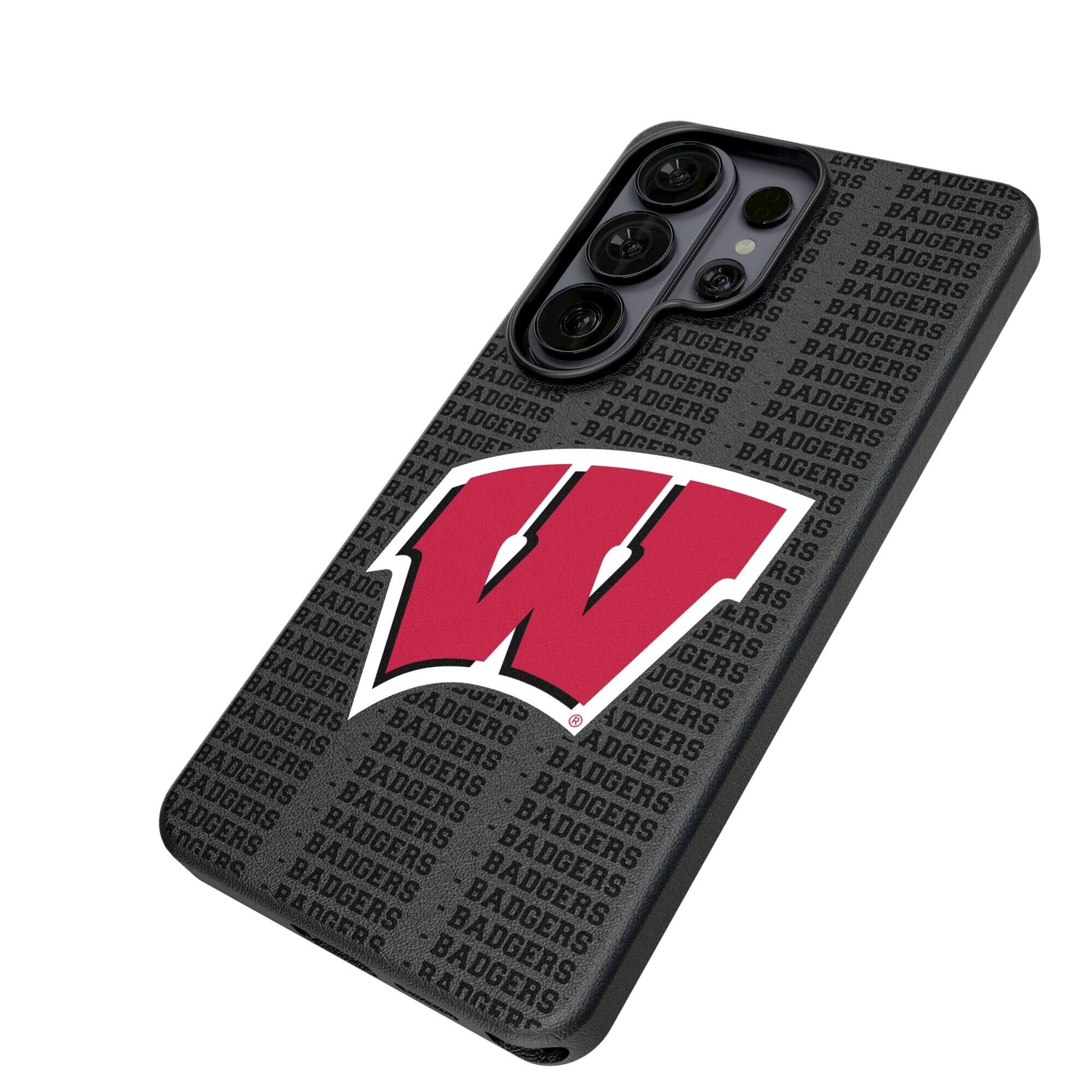 Keyscaper NCAA Wisconsin Badgers Text Backdrop Galaxy Magnetic Bump ...