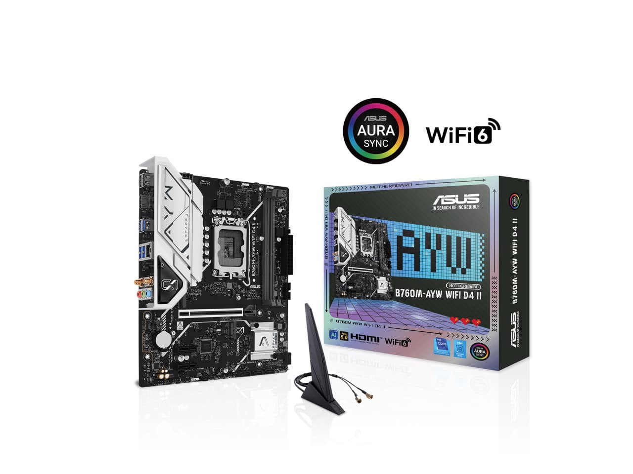 ASUS B760MAYWWIFID4II Micro ATX Motherboard - Best Buy
