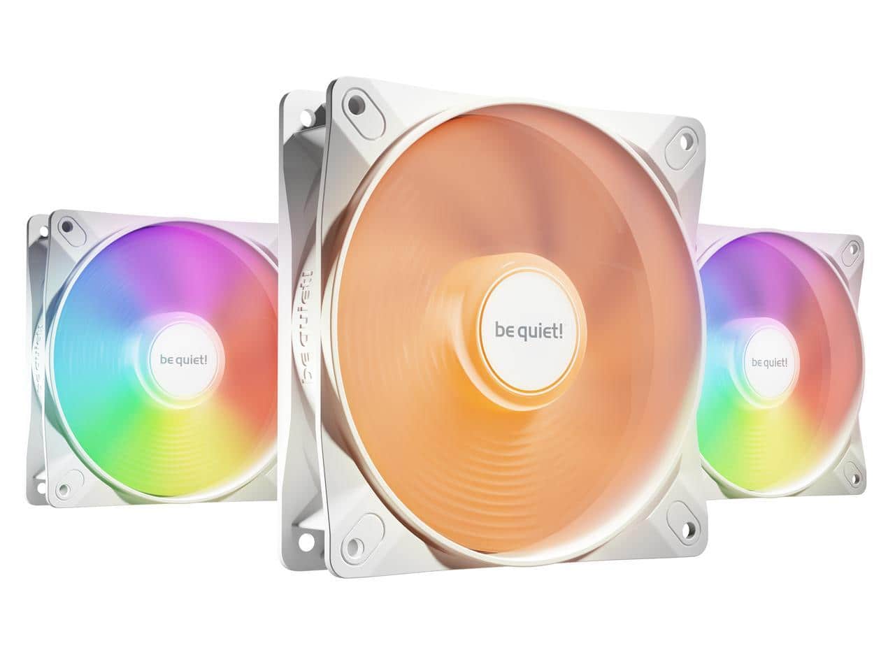 be quiet! - LIGHT WINGS LX 120mm PWM BL122 120mm LED Case Fan - Triple Pack - ARGB