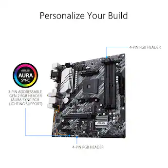 ASUS PRIME B550M A WIFI II (Socket AM4) AMD B550 Micro ATX DDR4 Wi ASUS PRIME B550M A WIFI II (Socket AM4) AMD B550 Micro ATX DDR4 Wi