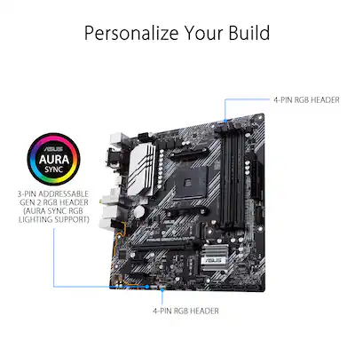 ASUS PRIME B550M A WIFI II (Socket AM4) AMD B550 Micro ATX DDR4 Wi ASUS PRIME B550M A WIFI II (Socket AM4) AMD B550 Micro ATX DDR4 Wi