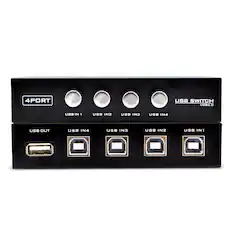 4PORT USB SWITCH USB2.0
USB IN1 USB IN2 USB IN3 USB IN4
USB OUT USB IN4 USB IN3 USB IN2 USB IN1