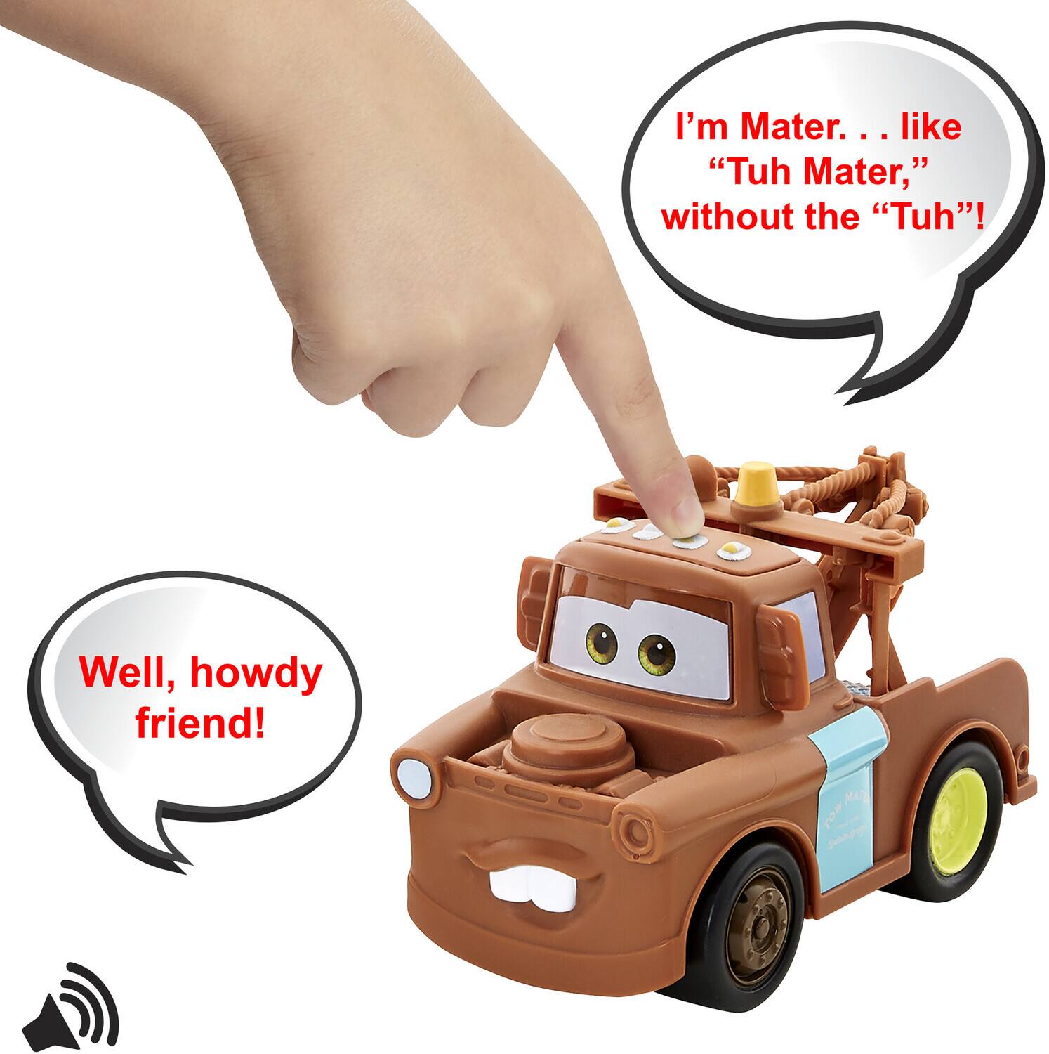 I'm Mater... like "Tuh Mater," without the "Tuh"! Well, howdy friend!