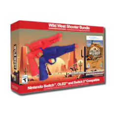 Wild West Shooter Bundle
CODE IN BOX - no physical game cartridge or case included
INCLUDES: Wild West Shooter download code plus 2 Pistol Accessories
- Toy-Con not included
Nintendo Switch™, OLED™ and Switch 2™ Compatible
*Game Code Card only for redemption on the Nintendo eShop - no physical game cartridge or case included
TEEN
ADOLESCENTS
ESRB
Nintendo Switch™
*Game Code Card only for redemption on the Nintendo eShop - no physical game cartridge or case included
WILD WEST SHOOTER
FULL GAME DOWNLOAD
INCLUDES: Wild West Shooter download code plus 2 Pistol Accessories
- Toy-Con not included
Nintendo Switch™, OLED™ and Switch 2™ Compatible
*Game Code Card only for redemption on the Nintendo eShop - no physical game cartridge or case included
WILD WEST SHOOTER
FULL GAME DOWNLOAD
INCLUDES: Wild West Shooter download code plus 2 Pistol Accessories
- Toy-Con not included
Nintendo Switch™, OLED™ and Switch 2™ Compatible
*Game Code Card only for redemption on the Nintendo eShop - no physical game cartridge or case included
WILD WEST SHOOTER
FULL GAME DOWNLOAD
INCLUDES: Wild West Shooter download code