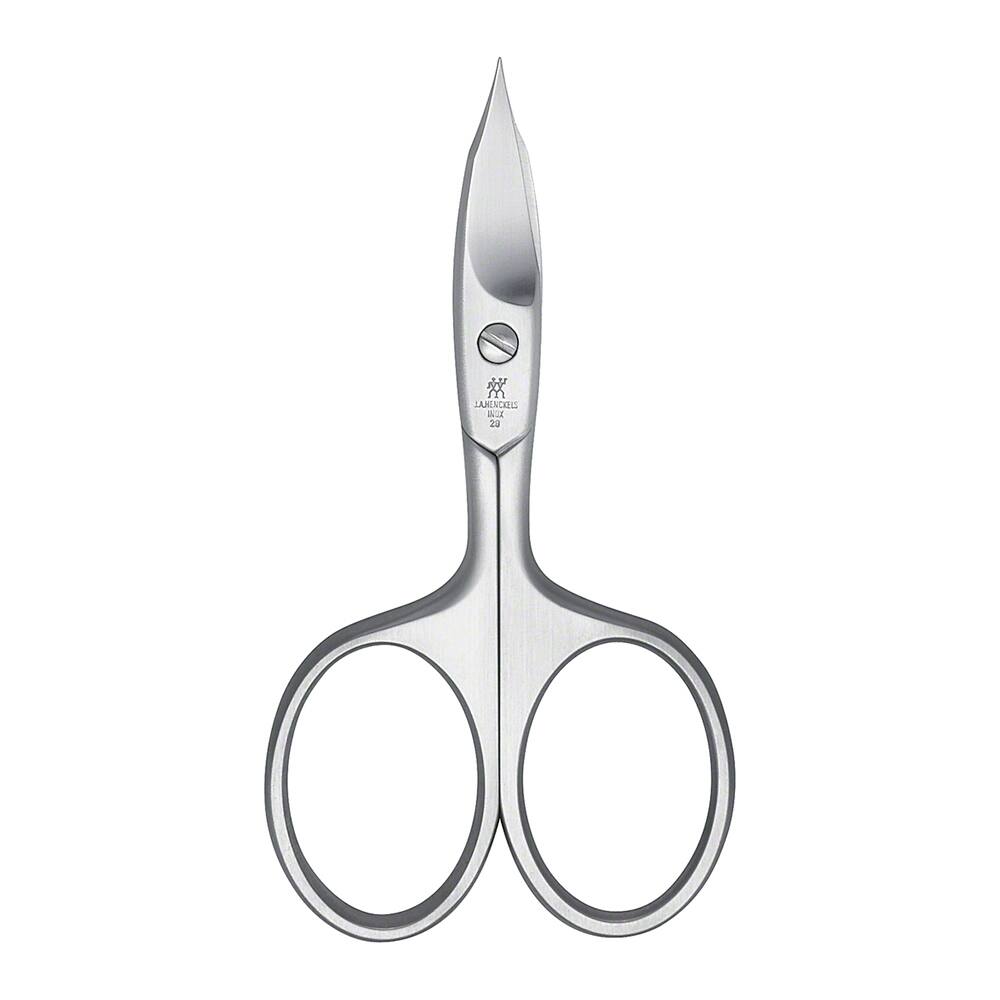 Front. ZWILLING - ZWILLING Combination Nail Scissors (scissors for nails, cuticles, fine tip for precise cutting), Premium, Silver, 3.5 in - Silver.