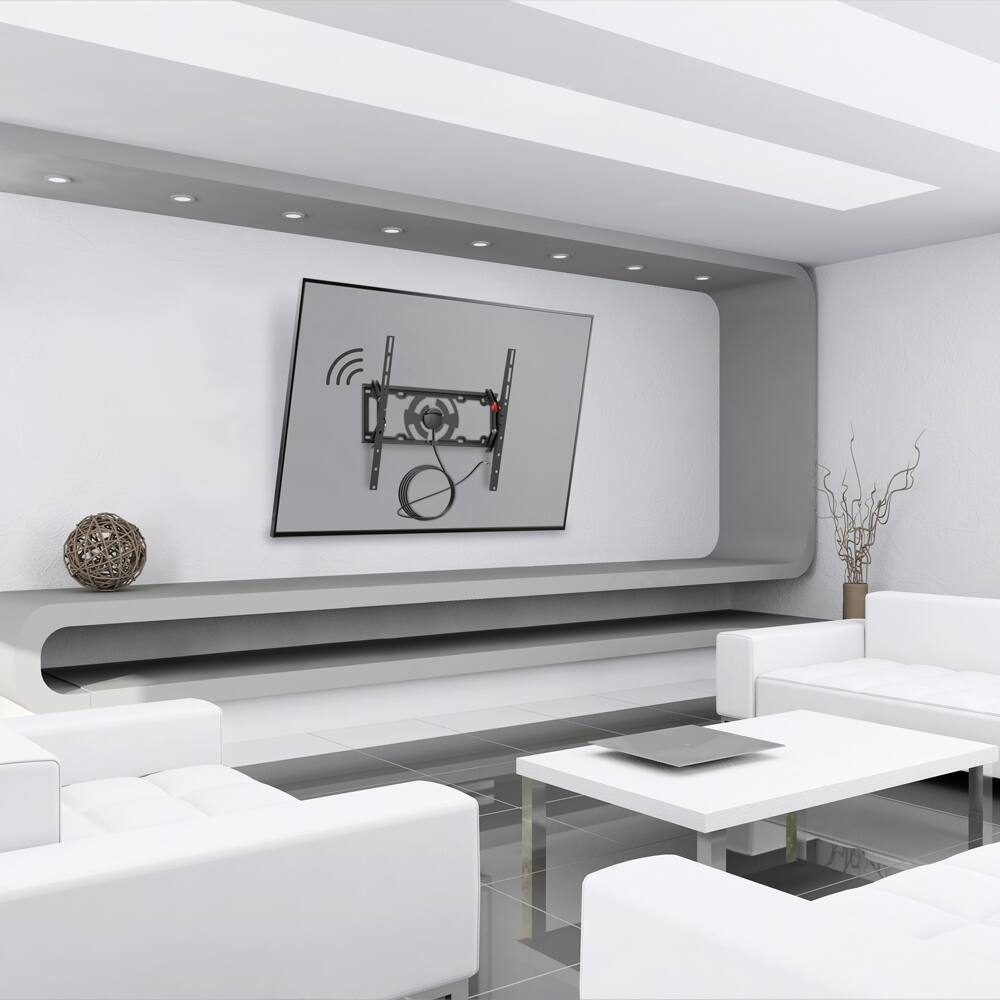 Alt View 7. Barkan - Barkan TVA31 TV Wall Mount with Integrated HDTV Indoor Antenna 19-65 - Black.