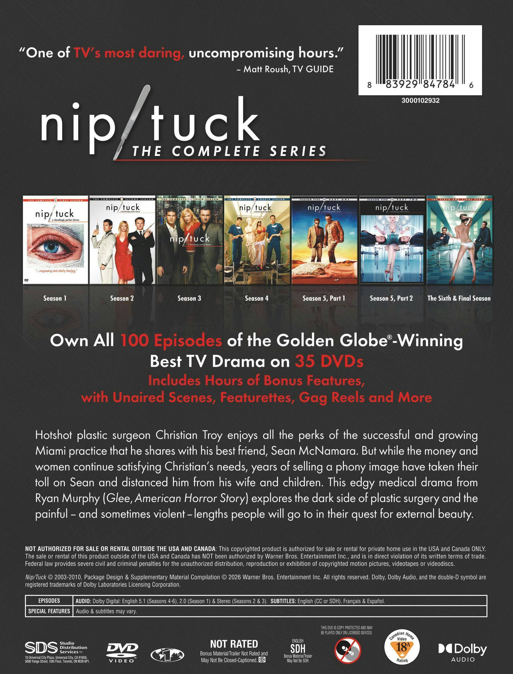 Angle. Nip/Tuck: The Complete Series [DVD].