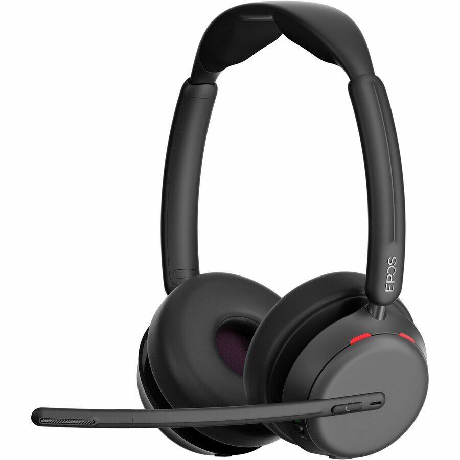 Alt View 4. EPOS - EPOS IMPACT 1060 Headset - Stereo - Wireless - Bluetooth - On-ear - Binaural - Circumaural - Noise Canceling - Black - Black.