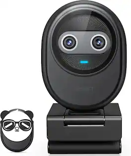 EMEET - Piko 4K Webcam for Streaming, World’s 1st Dual-Camera AI-Powered 4K Camera w/AI Autofocus, 3 Mics Array&3 Sound Mo