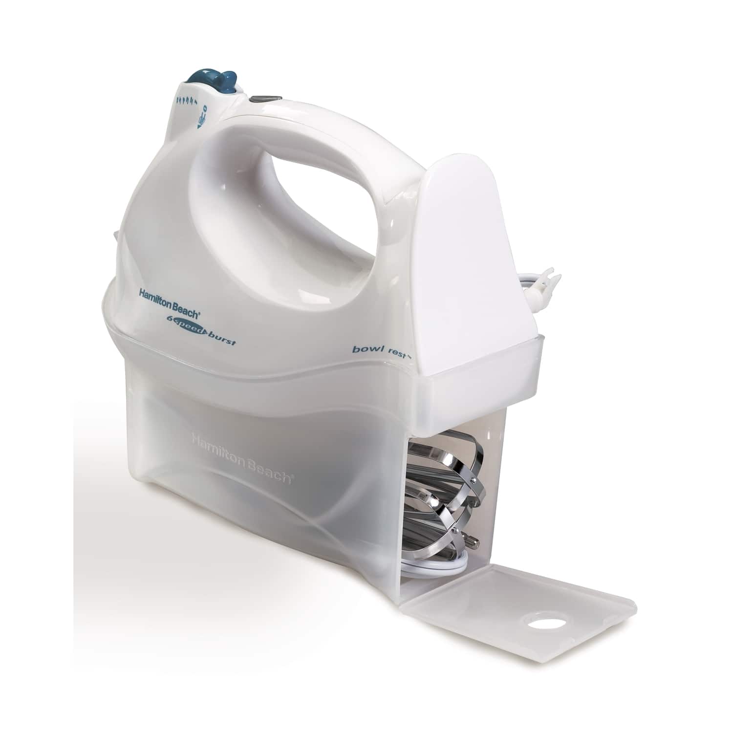 Hamilton Beach - 6 speed Hand Mixer - White