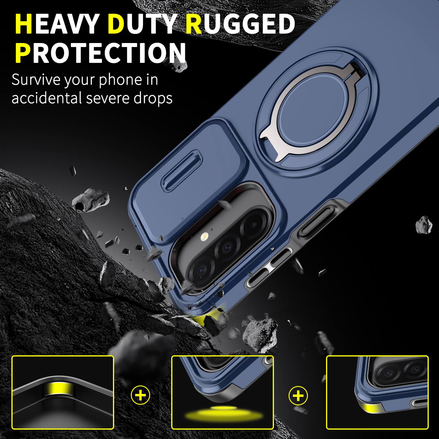 HEAVY DUTY RUGGED PROTECTION  
Survive your phone in accidental severe drops